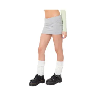 Awr Elegante Mini Rok / Skirt | Korte Rok | Grijs - L