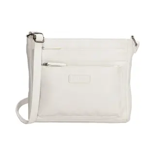 Beagles Murcia Crossbody Schoudertas Met Handige Ritsvakken - Dames Tas - Wit