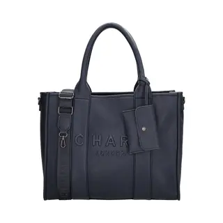 Charm London Bond Handtas - Schoudertas - 42 X 34 X 16 Cm - Laptoptas 15, 6 Inch - Crossbody - Handige Etui - Dames Tas - Blauw
