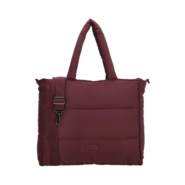 Beagles Calvia Shopper - Hand & Schoudertas - Soft Puffer - Dames Tas - Tote Bag - Dames Tas - Bordeaux Rood thumbnail