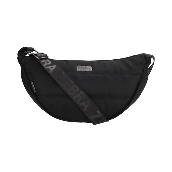 Zebra Trends Elske Crossbodytas - Schoudertas - Puffy - Lichtgewicht - Gewatteerd - Dames Tas - Zwart thumbnail