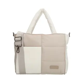 Beagles Calvia Duo Handtas - Schoudertas - Crossbodytas - Dames - Dames Tas - Lichttaupe.