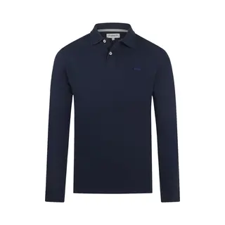 McGregor Long Sleeve Poloshirt Navy - Größe S