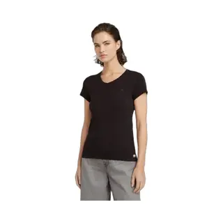 G-Star Eyben Slim V-Neck Top 2.0 - Schwarz - Damen