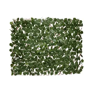 Brixy Kunsthaag – Uitschuifbaar – 180 X 90 Cm – Kunstklimop – Kunstplanten Voor Buiten En Binnen – Namaak Plant – Kunst Klimop –