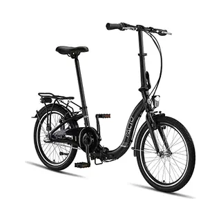 Pacto Seven Vouwfiets Zwart Shimano Nexus 3v Lage Instap Plooifiets Aluminium