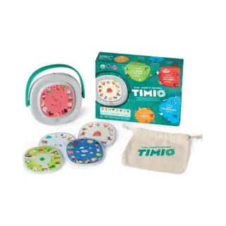 Timio Player Starter Kit + 5 Discs – Educatieve Audio-Speler 2–6 Jaar | Oplaadbar | Kinderliedjes, Verhaaltjes & Quizvragen | Leert Letters,