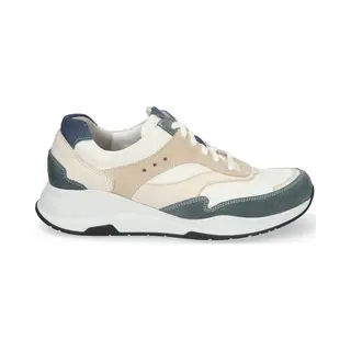 Durea, 6267 685 0264, Beige Wit Groen Combi Sneaker Wijdte H