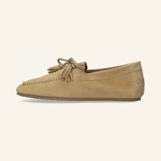 Shabbies Amsterdam Shabbies Ciska Mocca Mocassins Dames - Instappers - Camel - Maat 39