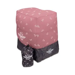 Wick Wings - Wick Air Vliegtuigbedje - Opblaasbaar - Reiskussen - Voetensteun - Antislip