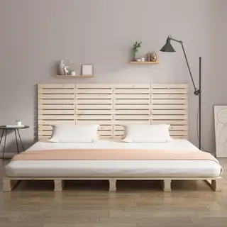 VidaXL Wand-Kopfteil 206x3x91, 5 Cm Massivholz Kiefer