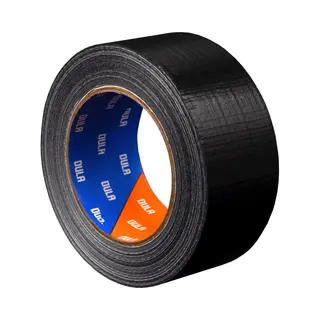 Dula Duct Tape - Zwart - 50mm X 50m - 1 Rol Duckttape