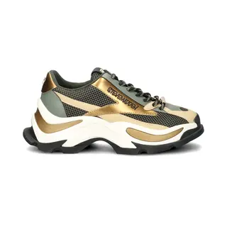 Dames Sneakers Steve Madden Zoomz Ice Pewter/gld Multi - Maat 38