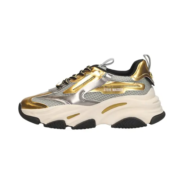 Dames Sneakers Steve Madden Possession-e Ice/gold Goud - Maat 37 thumbnail