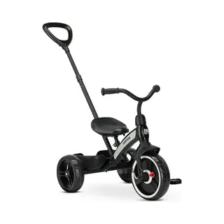 Deryan Driewieler Met Duwstang - 4-in-1 Peuterfiets - Zwart