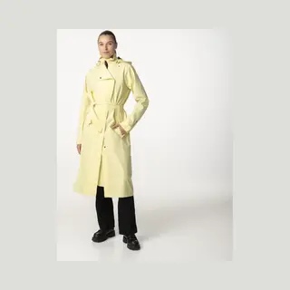 Agu Trench Coat Long Regenjas Dames Golden Mist