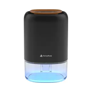 AtmosPure® Luchtontvochtiger AirDry Compact - Ontvochtigt 500 Ml Per Dag - Extreem Stil - Rgb Led - Luchtreiniger Voor Woonkamer, Slaapkamer &