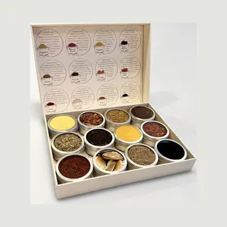Spice Roots Ottolenghi Kruidenset, 12 Premium Specerijen, 100% Natuurlijk, 4 Recepten, Geïnspireerd Op Eenvoudig En Smaak, Ideaal Als Gastronomisch Cadeau