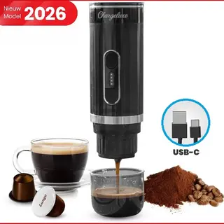 Chargeluxe - Draagbaar Koffiezetapparaat – Koffiemachine - Koffiezetapparaten Voor Onderweg - Draagbare Elektrische Espressomachine – Dolce Gusto