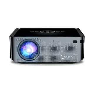 Chesto Beamer Full Hd Pro Android (8K-Ondersteuning) - 12.000 Lumen - Dolby Audio - Autofocus - Inclusief Draagtas - Streamen Vanaf Je Telefoon Met