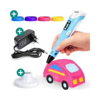 3D Pen Starterspakket - Incl. 3 Kleuren Navullingen/filament (9 Meter) - Voor Kinderen - Starterskit - Tekenen - Accessoires - Diydash