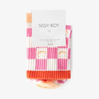 Sissy-Boy - Roze Sokken Met Blokjespatroon