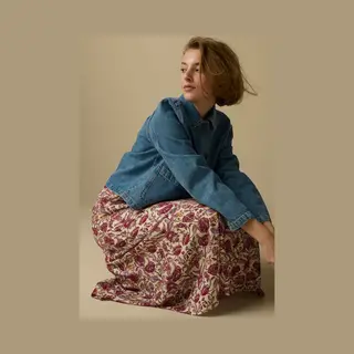 Sissy-Boy Witte Rok Met Bloemenprint