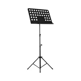 Flokoo Musikständer Zusammenklappbar & Verstellbar - Schwarz - 145 Cm - Notenhalter - Notenhalter - Notenpult