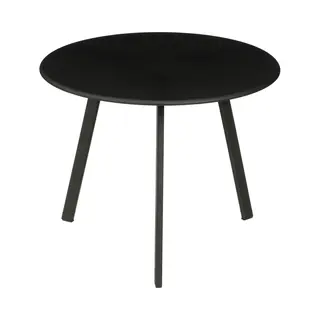 Mica Decorations Bijzettafel Voor Buiten - H30 X Ø38 Cm - Metaal - Zwart