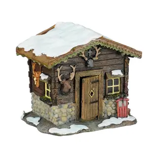 Luville Schneewald Berghutte Led Battery Operated