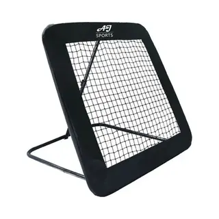 Aj-Sports Voetbal Rebounder 84x84cm - Tchouck - Rebounder Voetbal - Verstelbaar - Inclusief 4 Grondhaken - Bouncer - Voetbaldoel - Voetbal