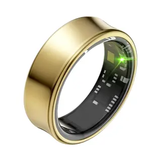 Focus® S2 Smart Ring - Mat Goud - Maat 11 - Ai Coach - Hartslag - Menstruatiecyclus - Slaap Monitor - Herstelscore - Slimme Ring - Sport Prestatie -