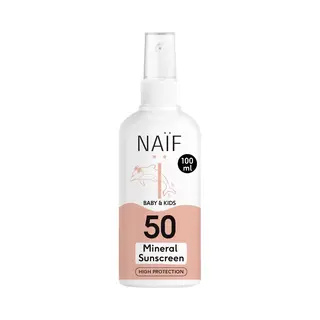 NaÏF 8721008611099 zonnebrandmiddel & aftersunproduct Zonnebrandspray Gezicht & lichaam 50 Kinderen