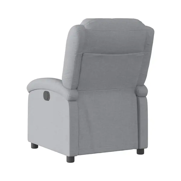 VidaXL Relaxfauteuil Lichtgrijze Stof thumbnail