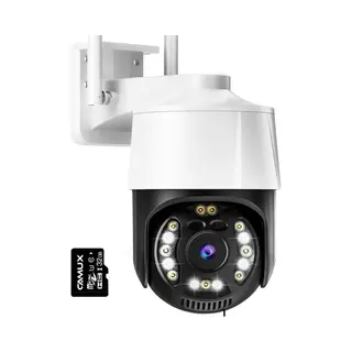 Camux Cam-VisionX - Beveiligingscamera Buiten - 3MP 2K Nachtzicht Wifi Met App - Wit