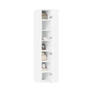 VidaXL Hoog Dressoir Wit 30x42, 5x185 Cm Bewerkt Hout