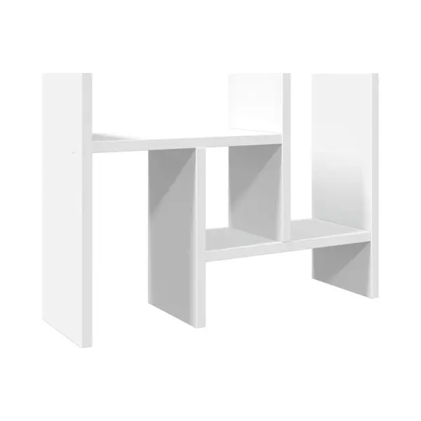 VidaXL Bureau Organiser 34, 5x15, 5x35, 5 Cm Bewerkt Hout Wit thumbnail