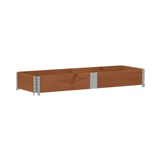 Garden Planter Brown 150x50 Cm Solid Wood Pine Vidaxl