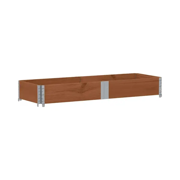 Garden Planter Brown 150x50 Cm Solid Wood Pine Vidaxl thumbnail