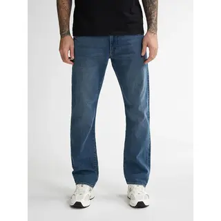 Petrol Industries Herren Loose Fit Jeans Lewis - Jeanshose - Denim - Herrenbekleidung - Blau - W32L30