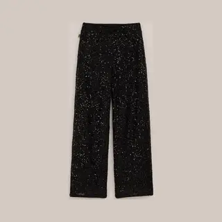 We Fashion Meisjes Straight Leg Broek Met Pailletten