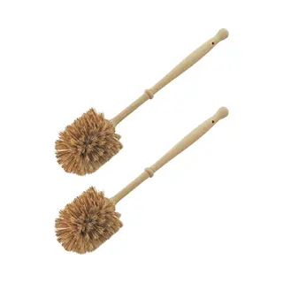 Sorex Toiletborstel Met Natuurvezels - 2x - Hout - 36 Cm - Wc-borstels/toiletborstels - Klassieker