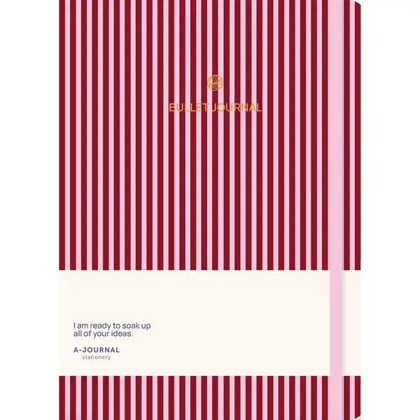 A-Journal Bullet Journal - Roze Bordeaux thumbnail
