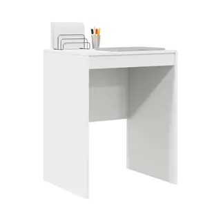 VidaXL Schreibtisch Weiß 60 X 50 X 76 Cm, Wohnzimmer, Moderner Schreibtisch Für Zuhause, Kompakt, Langlebiges Schreiben, Minimalist Für Studenten,