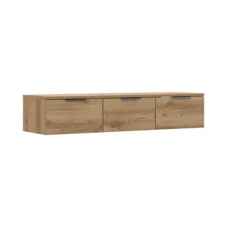 Wall Cabinet Artisan Oak 102x30x20 Cm Engineered Wood Vidaxl