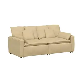Modulares Sofa Mit Kissen Graugrün Vidaxl