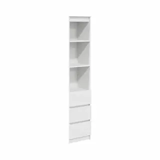 VidaXL Highboard Weiß 37, 5x35x180 Cm Holzwerkstoff