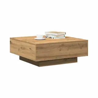 Coffee Table Artisan Oak 80 X 80 X 31 Cm Engineered Wood Vidaxl