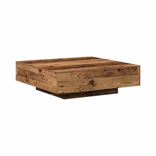 VidaXL Couchtisch 100 X 100 X 31 Cm Couchtisch Aus Massivholz 100x100 Cm Rustikaler Stil