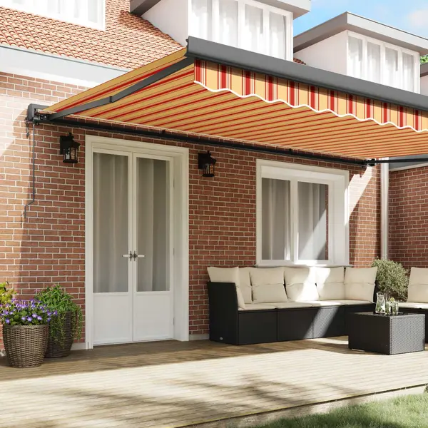 VidaXL Zonnescherm Geel En Oranje 500 X 300 X 165 Cm thumbnail